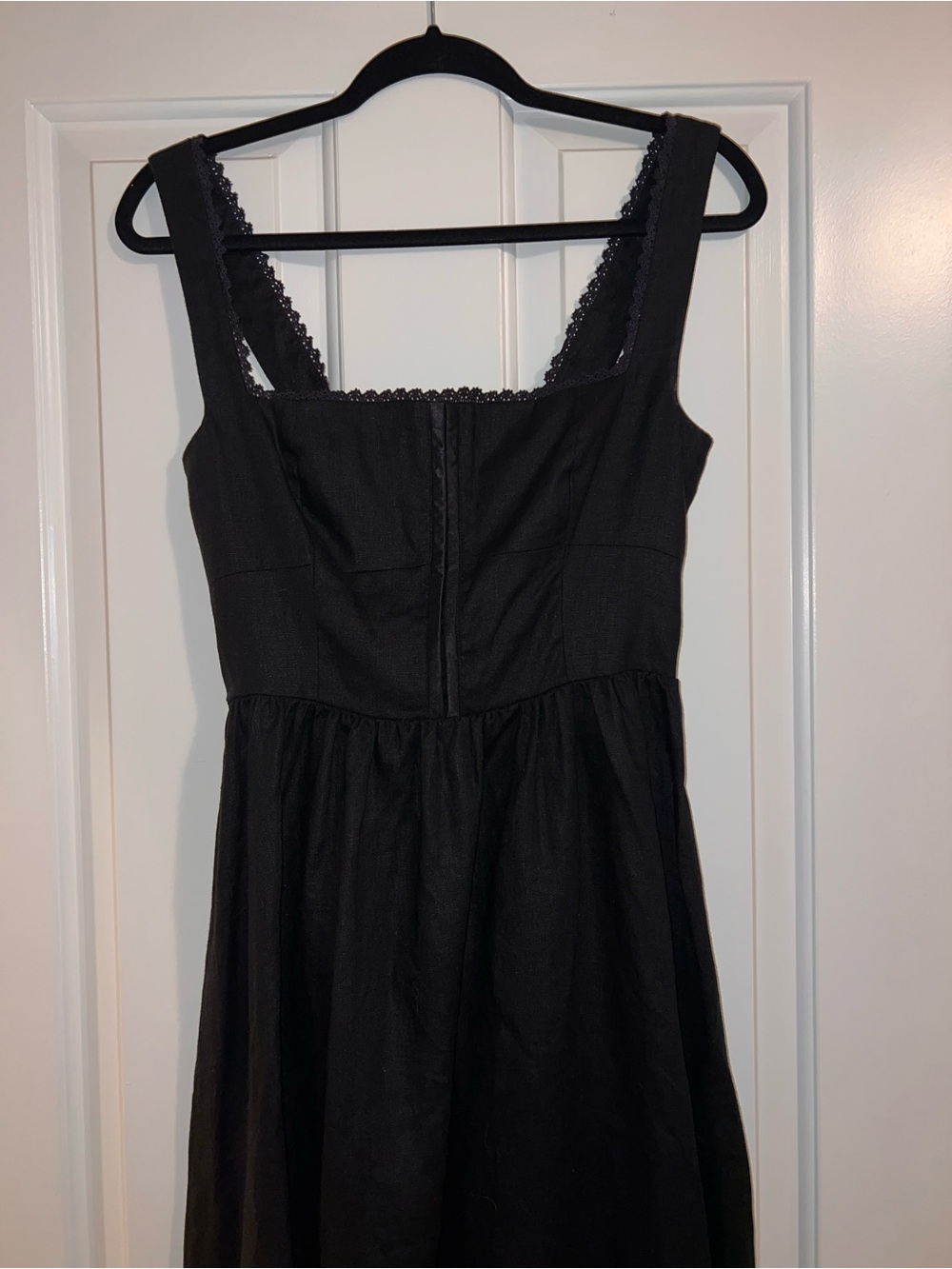 Reformation Tagliatelle Linen Midi Dress
